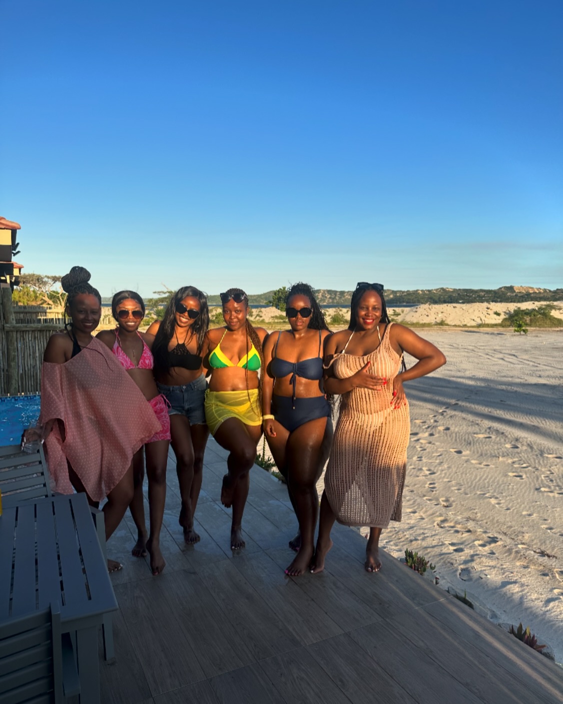 Satisfied travel client